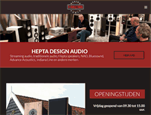 Tablet Screenshot of hepta.nl